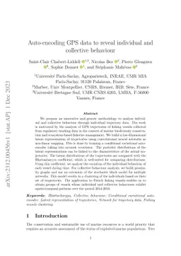 Auto-encoding GPS data to reveal individual and collective behaviour
