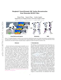 MorpheuS: Neural Dynamic 360° Surface Reconstruction from Monocular
  RGB-D Video
