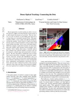 Dense Optical Tracking: Connecting the Dots