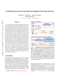 A Unified Framework for Connecting Noise Modeling to Boost Noise
  Detection