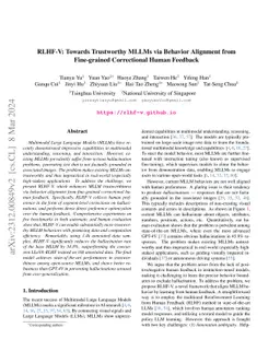 RLHF-V: Towards Trustworthy MLLMs via Behavior Alignment from
  Fine-grained Correctional Human Feedback