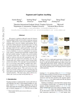 Segment and Caption Anything