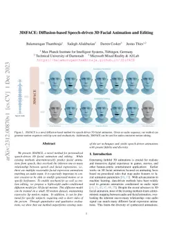 3DiFACE: Diffusion-based Speech-driven 3D Facial Animation and Editing