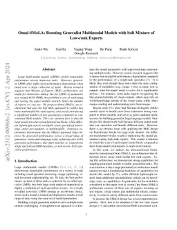 Omni-SMoLA: Boosting Generalist Multimodal Models with Soft Mixture of
  Low-rank Experts