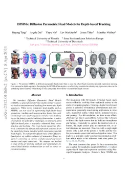 DPHMs: Diffusion Parametric Head Models for Depth-based Tracking