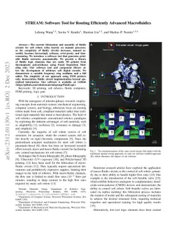STREAM: Software Tool for Routing Efficiently Advanced Macrofluidics