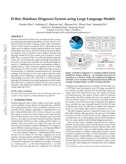 D-Bot: Database Diagnosis System using Large Language Models