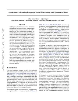 SymNoise: Advancing Language Model Fine-tuning with Symmetric Noise