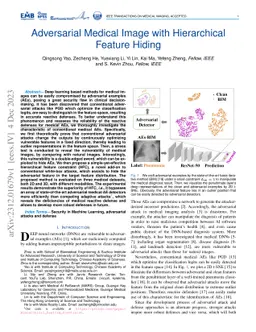 Adversarial Medical Image with Hierarchical Feature Hiding
