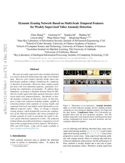Dynamic Erasing Network Based on Multi-Scale Temporal Features for
  Weakly Supervised Video Anomaly Detection