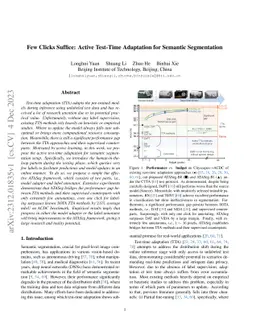 Few Clicks Suffice: Active Test-Time Adaptation for Semantic
  Segmentation