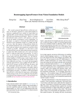 Bootstrapping SparseFormers from Vision Foundation Models