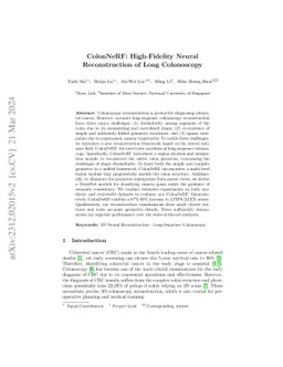 ColonNeRF: High-Fidelity Neural Reconstruction of Long Colonoscopy