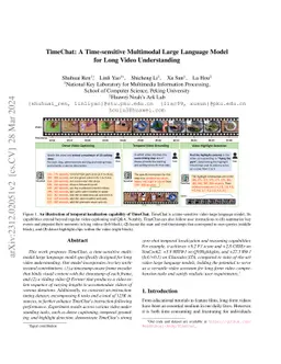TimeChat: A Time-sensitive Multimodal Large Language Model for Long
  Video Understanding