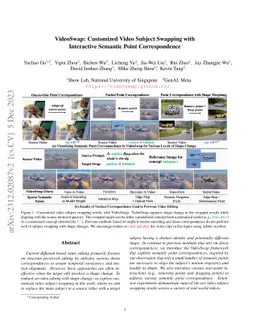 VideoSwap: Customized Video Subject Swapping with Interactive Semantic
  Point Correspondence