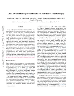 USat: A Unified Self-Supervised Encoder for Multi-Sensor Satellite
  Imagery