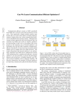 Meta-learning Optimizers for Communication-Efficient Learning