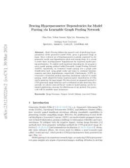 Tracing Hyperparameter Dependencies for Model Parsing via Learnable
  Graph Pooling Network