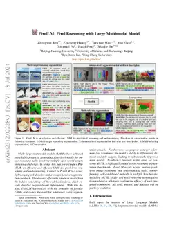 PixelLM: Pixel Reasoning with Large Multimodal Model