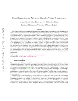 Class-Discriminative Attention Maps for Vision Transformers
