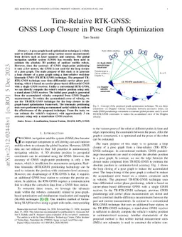 Time-Relative RTK-GNSS: GNSS Loop Closure in Pose Graph Optimization