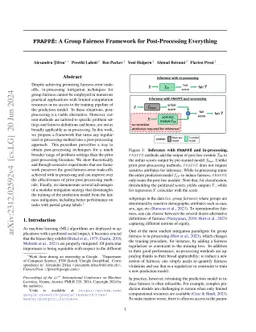 FRAPPE: A Group Fairness Framework for Post-Processing Everything