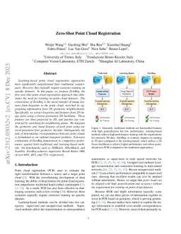 Zero-Shot Point Cloud Registration