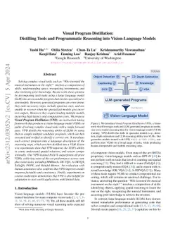 Visual Program Distillation: Distilling Tools and Programmatic Reasoning
  into Vision-Language Models