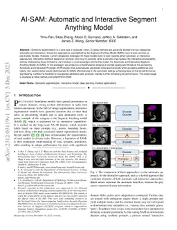 AI-SAM: Automatic and Interactive Segment Anything Model