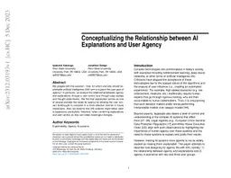 Conceptualizing the Relationship between AI Explanations and User Agency