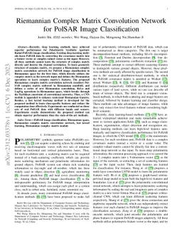 Riemannian Complex Matrix Convolution Network for PolSAR Image
  Classification