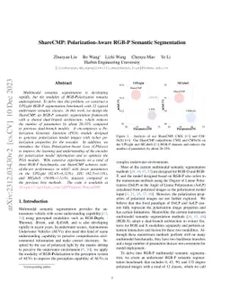 ShareCMP: Polarization-Aware RGB-P Semantic Segmentation
