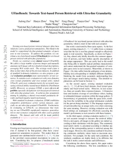 UFineBench: Towards Text-based Person Retrieval with Ultra-fine
  Granularity