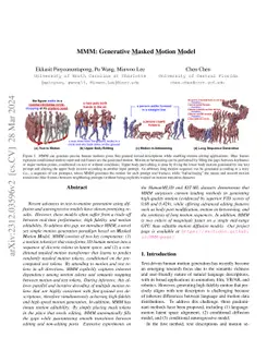 MMM: Generative Masked Motion Model