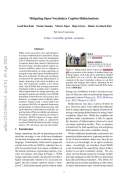 Mitigating Open-Vocabulary Caption Hallucinations