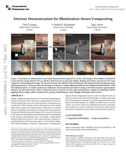 Intrinsic Harmonization for Illumination-Aware Compositing