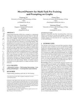 MultiGPrompt for Multi-Task Pre-Training and Prompting on Graphs