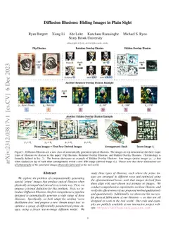 Diffusion Illusions: Hiding Images in Plain Sight