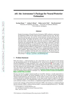 nbi: the Astronomer's Package for Neural Posterior Estimation