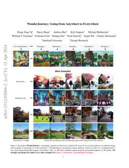 WonderJourney: Going from Anywhere to Everywhere