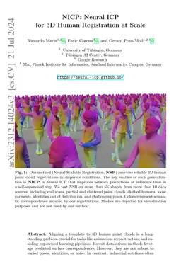 NICP: Neural ICP for 3D Human Registration at Scale