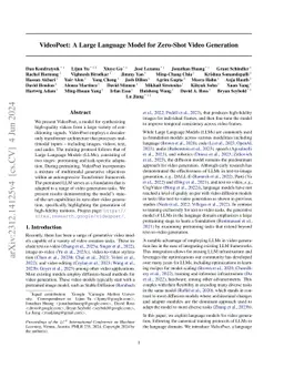 VideoPoet: A Large Language Model for Zero-Shot Video Generation