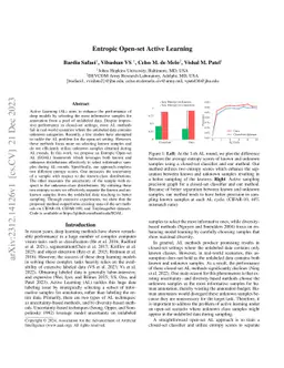 Entropic Open-set Active Learning