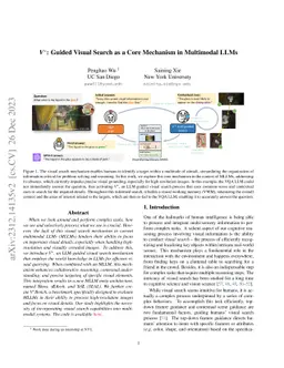 V*: Guided Visual Search as a Core Mechanism in Multimodal LLMs