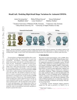 HeadCraft: Modeling High-Detail Shape Variations for Animated 3DMMs