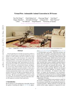 Virtual Pets: Animatable Animal Generation in 3D Scenes