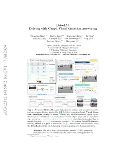 DriveLM: Driving with Graph Visual Question Answering