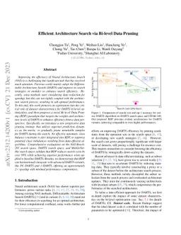Efficient Architecture Search via Bi-level Data Pruning