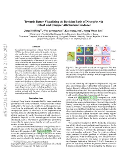 Towards Better Visualizing the Decision Basis of Networks via Unfold and Conquer Attribution Guidance