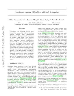 Maximum entropy GFlowNets with soft Q-learning